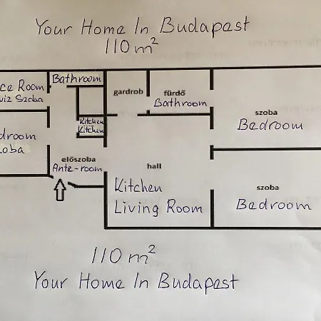 Your In 3br * ブダペスト